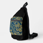 Sac À Bandoulière Élégance Fleur Dorée (Coin droit)