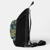 Sac À Bandoulière Élégance Fleur Dorée (Droite)
