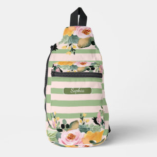 Sac À Bandoulière Elégant Art de forme verte bio pour cadeaux