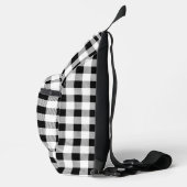 Sac À Bandoulière Élégant blanc blanc plaid en vichy libellule (Droite)