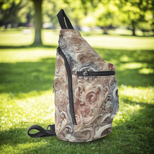 Sac À Bandoulière Élégant dégradé Pastel Dentelle Motif Moyen Cadeau