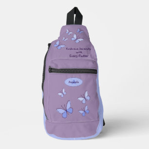 Sac À Bandoulière Embrassez la sérénité avec chaque Violet de battem