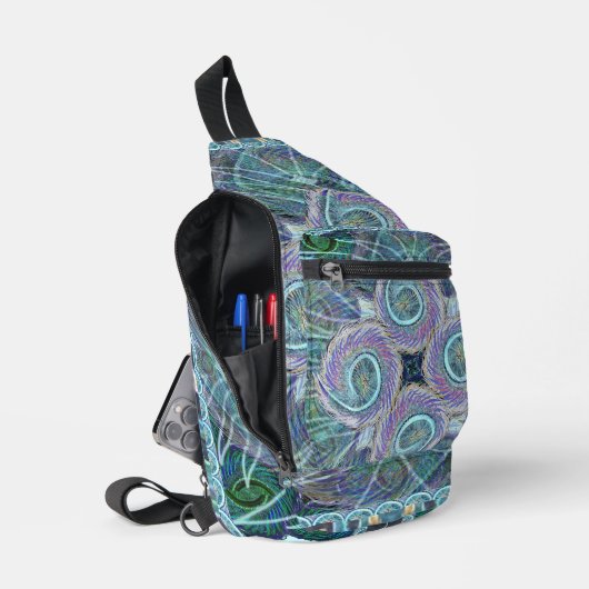 Sac à bandoulière en plumes Susea Blu Studios (Ouvrir)