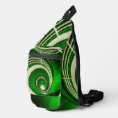 Sac À Bandoulière Escalier vert circulaire (Coin droit)