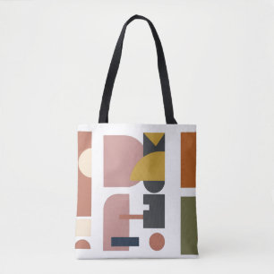 Sac à bandoulière et sac besace avec art géométriq
