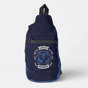 Sac À Bandoulière Expecto Patronum Graphisme Silhouette Vintage