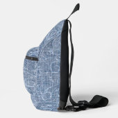 Sac À Bandoulière Faded Blue Denim (Droite)