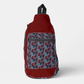 Sac À Bandoulière Faisées rouges (Recto)