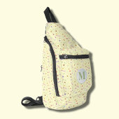 Sac À Bandoulière Fleur sauvage Jaune élégant et raffiné