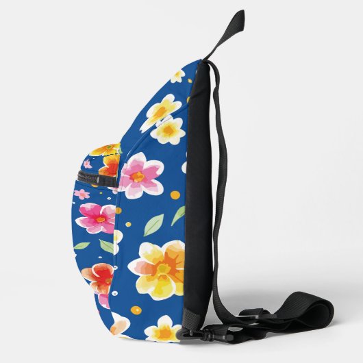 Sac À Bandoulière Fleurs (Droite)