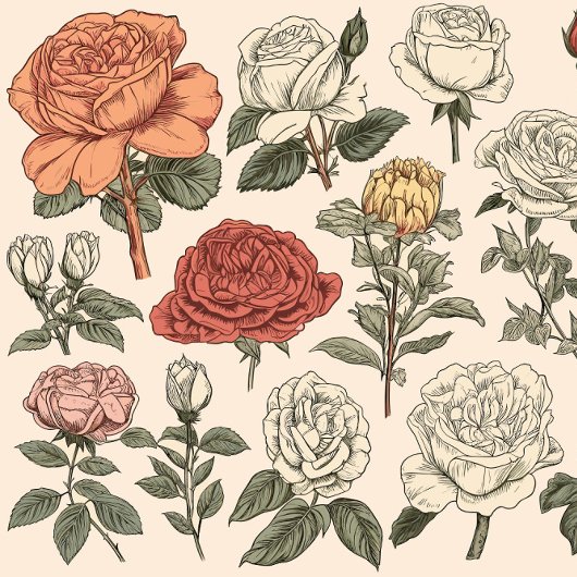 Sac À Bandoulière Fleurs peintes à la main