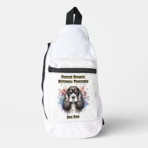Sac À Bandoulière Floral American Cocker Spaniel