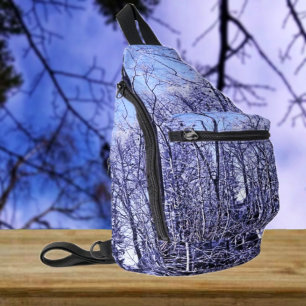 Sac À Bandoulière Forêt à Twilight