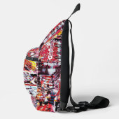 Sac à bandoulière – Fragmented Pulse (Droite)