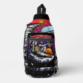 Sac À Bandoulière Fromage Space Moon (Recto)