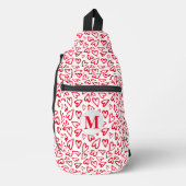 Sac À Bandoulière Fun Red Hearts Monogrammé (Recto)