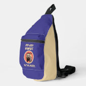 Sac À Bandoulière Funny Hip-hop Wombat à la Maison (Coin droit)