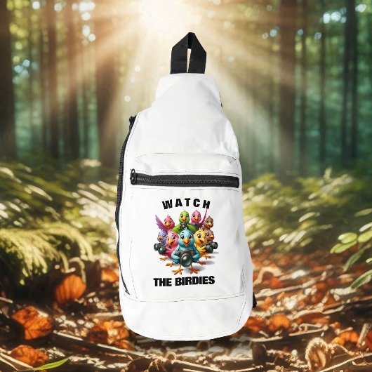 Sac À Bandoulière Funny Watch the Birdies