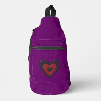 Sac À Bandoulière Gothique Melting Love Heart