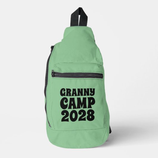 Sac À Bandoulière Granny Camp Retro Green (Recto)