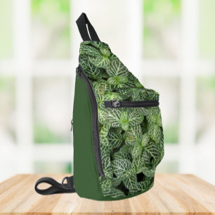 Sac À Bandoulière Green Nerve Plante Feuille Floral