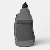 Sac à bandoulière gris multicolore (Recto)