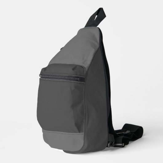 Sac à bandoulière gris multicolore (Coin droit)