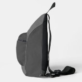 Sac à bandoulière gris multicolore (Droite)