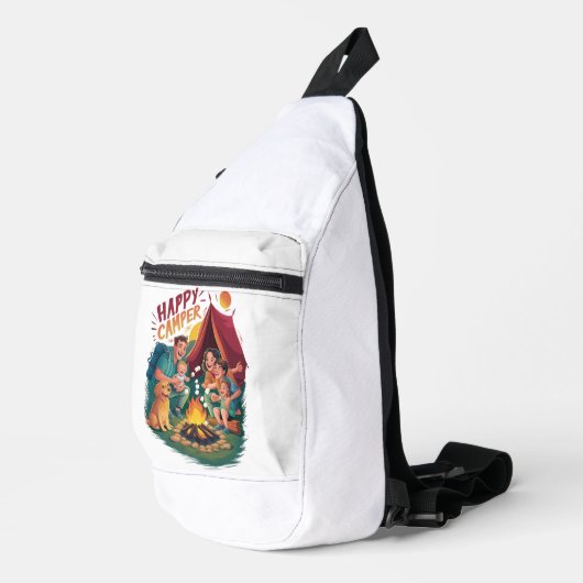 Sac À Bandoulière Happy Camper Toddler T-shirt (7) (Coin droit)