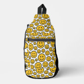 Sac À Bandoulière Happy Smiling Face Emoji Sling Backpack (Recto)