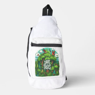 Sac À Bandoulière Harmonie dans les arbres