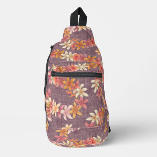 Sac À Bandoulière hawaii imprimé tropical aloha