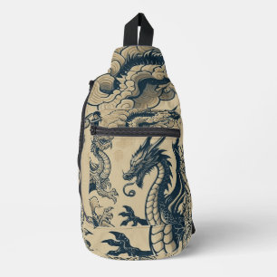 Sac À Bandoulière Imaginaire Dragons antiques