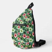 Sac À Bandoulière Impression tropicale (Coin droit)