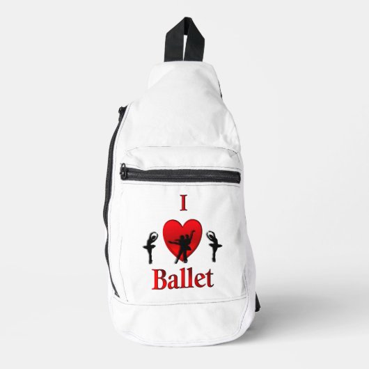 Sac À Bandoulière J'adore le ballet (Recto)