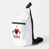 Sac À Bandoulière J'adore le ballet (Coin droit)