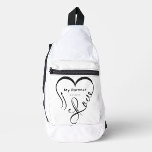 Sac À Bandoulière J'Aime Mon Partenaire - Tu Es Mon Oreiller À Domic