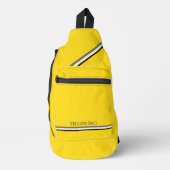 Sac À Bandoulière Jaune avec traits (Recto)