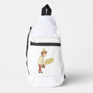 Sac À Bandoulière je suis fraîche et prête à travailler