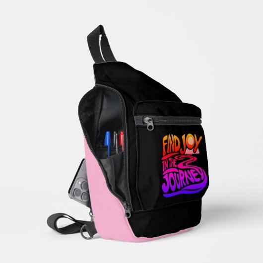 Sac À Bandoulière Joie dans le voyage (Ouvrir)