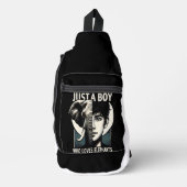 Sac À Bandoulière Juste Un Petit Amour Pour Les Éléphants (Recto)