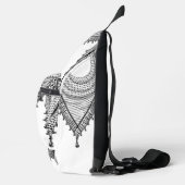 Sac À Bandoulière Keffiyeh Écharpe palestinienne tissu traditionnel (Droite)