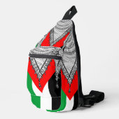 Sac À Bandoulière Keffiyeh Écharpe palestinienne tissu traditionnel (Coin droit)