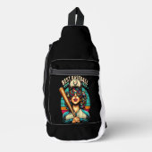 Sac À Bandoulière La Meilleure Maman De Baseball (Recto)