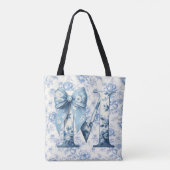 Sac à bandoulière large bleu clair de maman chinoi (Dos)