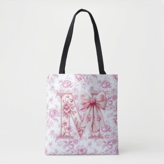 Sac à bandoulière large en chinoiserie rose clair  (Devant)