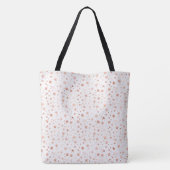 Sac à bandoulière large étoiles rose gold délicat (Dos)