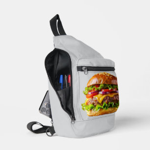 Sac À Bandoulière Le cheeseburger appétissant de SlipperyJoe crousti