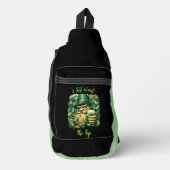 Sac À Bandoulière Leprechaun Et Bière (Recto)