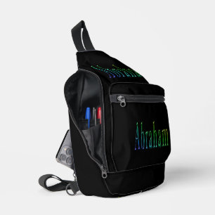 Sac À Bandoulière "Les couleurs d'Abraham : un voyage en vert, bleu,